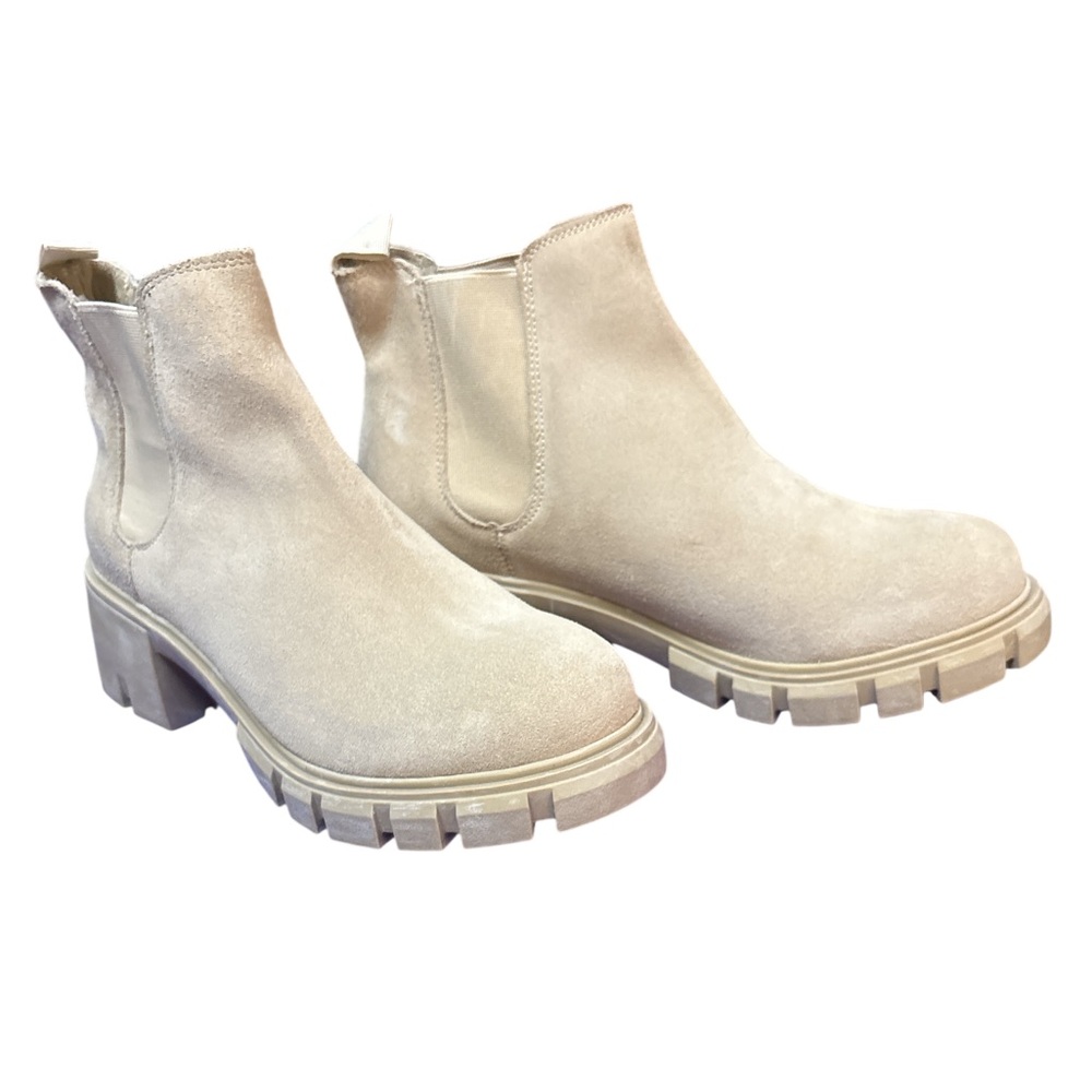 Steve Madden Cream Ankle Booties sz9